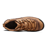 Zingj New Velvet Men's Shoes, High-Top Outdoor Men's Casual Shoes, Large Size Fine Belt Leather Shoes, Handmade Father
