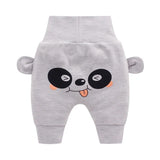 Cute Pants Boys Girl Cartoon High Waist Protection Belly Children Toddler Spring Autumn Winter Newborn Warm Velvet