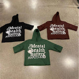 And Winter Vintage Street Personality Trend Alphabet Hoodie Printed Men's And Women's Hoodie