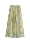 Summer Printed Cotton And Linen Shirt 4786302 Baggy Trousers