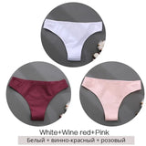 Cotton Underwear Women M-2XL Comfortable Panties Ladies Plus Size Underpants Solid Color Briefs Female