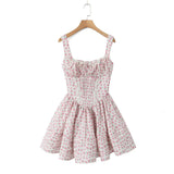 New Spring Style Printed Pleated Slim Mini Sling