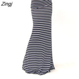 Spring Summer A-Line Elastic High-waist Long Pencil Skirt for Women 2023 Printed Maxi Skirt Faldas Largas Mujer Para