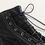 Women PU Shorts Tie High Waist Shorts Female Casual Black Shorts Ladies All Match Wide leg Shorts Short Pants