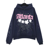 Tide Card Prints Letters, Cobwebs, Personality, Hip-Hop Couples, Hooded Sweaters, Casual Sweaters, Sports