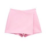 And Winter New Multicolor Asymmetrical Fashion Style Women's Trendy Skirt