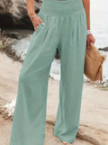 Casual Trousers Style Cotton Distressed For