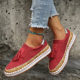 Single Shoes, Tassel, Fashion, Casual Shoes, Happy Shoes, Lazy Shoes, Women's