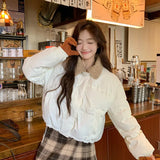 This Year's Popular Hot Style Winter Coat Female Retro Stitching Down Cotton-Padded Jacket Small Short Cotton-Padded Jacket Jacket Tide-Outfit