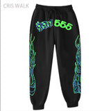 Singer Letter 555555 Printed Lovers' Sweaters For Men And Women Hoodie