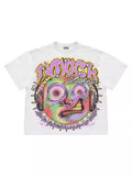 New Gothic Funny Street Trend Hip-Hop Printed High Street Casual Men's And Women's Short-Sleeved Round-Necked