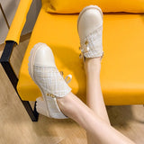 Zingj Fragrant Wind Single Shoes Women 2023 Spring New Thick Heel Women's Shoes Korean Fashion Casual Small Leather Shoes Women's