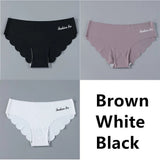 Hot Ice Silk Women Panties Invisible Ultra Thin Seamless Underwear Briefs Underpants Sexy Lingerie Solid Panties