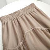 Skirt Thin Skirt 2023 New High Waist Half Skirt Medium-Long Thin A-Shaped Gauze
