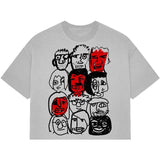 Y2K T-Shirt, Men's Wear, Women's Wear, Vintage Hip-Hop Graffiti, Graphics Printing Street Clothes, Oversized
