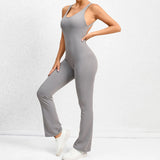 Zingj Dry Tight Yoga Clothing Dance Sports Fitness Suit Buttock Belly Horn One-Piece Yoga Pants-Outfit