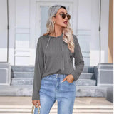 Zingj Women's Station Hot Style Autumn And Winter Knit Hoodie
