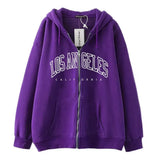 Style Lazy Cardigan Hoodie 2024 Spring And Autumn Oversize Zipper Jacket Couple