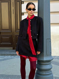 Zingj Small Fragrant Wind Suit 2024 Autumn And Winter New Temperament Short Small Wind Jacket Skirt Suit