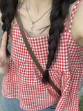 Camis Women Backless Hotsweet Summer Design Simple All-match Loose Casual Student Fashion Korean Style Lace-up Popular