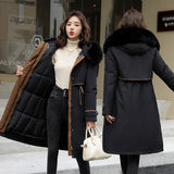 One Dress Three Wear Detachable Pie To Overcome The New Down Cotton Clothes Waist Show Thin And Thick Cotton Coat-Outfit