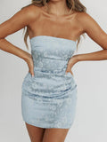 Vintage Off Shoulder Floral Mini