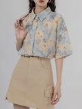 Blouse Women Beach Shirt Blouses for Women Fashion 2024 Women's Summer Blouse Top Female Elegant Social Women's