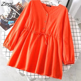 Women Solid Button Ulzzang 3 Colors V-neck Simple Casual Ladies Summer Design High Quality Daily Harajuku Trendy New