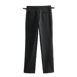 Autumn Dress Suit Jacket 8965477 Buckle Dress Trousers