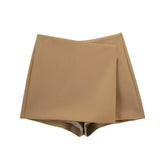 And Winter New Multicolor Asymmetrical Fashion Style Women's Trendy Skirt