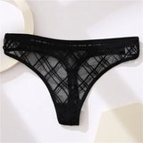 Women's Underwear Panties Transparent Cotton Sexy Thong Soft Low-waist G-String Breathable Comfortable Fashion