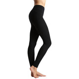 Style Brushed Pants Bottoming Trousers Thin Solid Color Skinny Tight Yoga