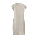 New Stretch Slim Knitted Mini Dress
