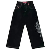 Y2K Big Boy Jeans Original Hip-Hop Embroidered Loose Jeans Street