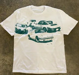 Tide Brand Car Printing Trend High Street Boys T-Shirt Short-Sleeved Cartoon Pattern
