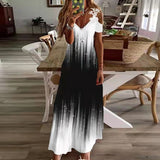 Hollowout Lace Strap Long Dresses Summer Boho Off Shoulder Maxi Dress Ladies Vintage Casual Elegant Party Dresses