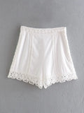 Crochet Knitted Shirt Crochet Shorts In