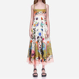 2025 Women's New Temperament Elegant High-Waist Print Slings Casual Fashion