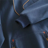 Zingj Design Sense Hoodies Women Casual Fashion Hoodie Autumn Winter Plus Velvet Thick Niche Embroidered Hooded Jacket Trend 2101 1215-1-Outfit