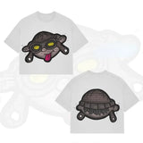 T-Shirt Hip-Hop Fun Cartoon Pattern Printing Oversized T-Shirt Original Gothic Cotton Short