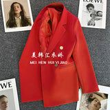 Zingj Fried Street Small Suit Jacket Female 2024 Spring And Autumn New Korean Version Web Celebrity Temperament Small Casual