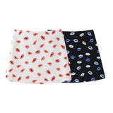 Spring Printed Slim Shirt 2328004 Printed Half Skirt