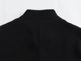 New Series Zipper Trim Midi Dress