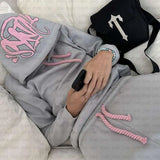 And Winter Fashion Brand Printed Loose Sweaters Y2K Hip Hop Street Pullovers For Men And Women Casual