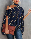 Zingj Wise Hot Summer Hanging Bat Sleeve Print Shirt