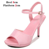 2021 Model Shoes Women Sexy Catwalk Shoes Sandals 9 13 15 17 20 CM High Heels Platform Sandals Girls Shoe Party Club Drop