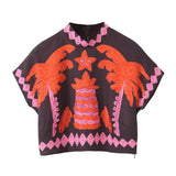 Summer Positioning Printed Shirt Printed Casual Pants