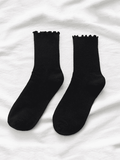 Ruffle Folds Socks- Outfit
