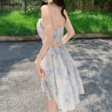Dresses for Women Thin Summer Young Girls Clothing New Niche Design Mesh Sleeveless Breathable Soft Mini Fit