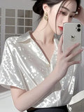 Year's Explosion Of White Long-Sleeved Set Of Sleeves Of Women's Dress 2025 Early Spring New Korean Loose Match French